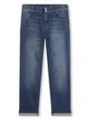 Givenchy 4g-print Straight Jeans In Blue