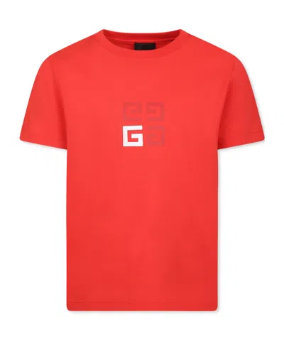 Givenchy 4g-print T-shirt In Red