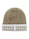 GIVENCHY 4G-PRINT WOOL BEANIE