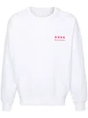 Givenchy 4g Printed Cotton Sweatshirt In White