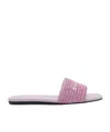 Givenchy Mules Plates 4g En Raphia In Purple