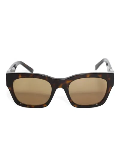 Givenchy 4g Rectangle-frame Sunglasses In Brown