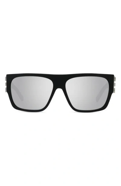 Givenchy 4g Rectangular Sunglasses In Black