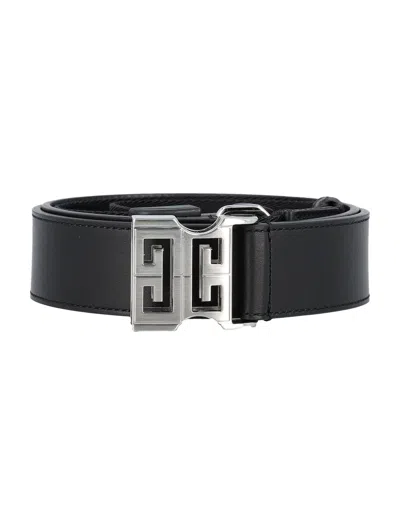 Givenchy 4g Buckle Belt In Black