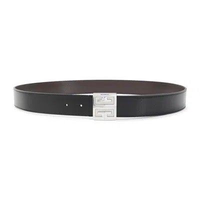 Givenchy 4g Reversible Belt 35 In Black