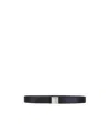 Givenchy 4g Reversible Leather Belt In Black