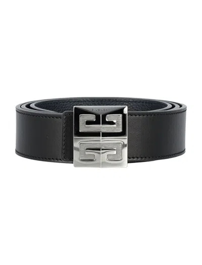 Givenchy 4g Reversible Belt 35mm In Black/dark Blue