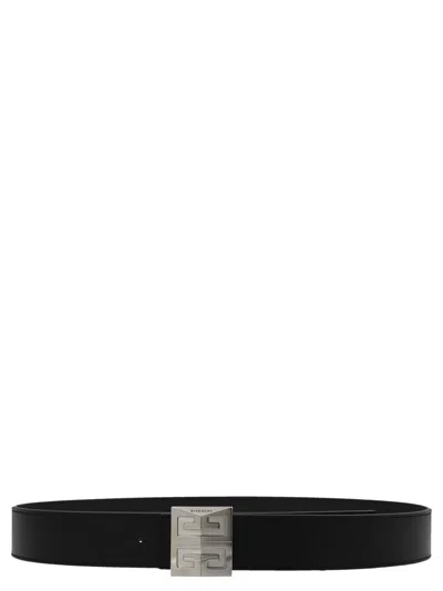 Givenchy 4g Reversible Belt In Blu/nero