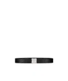 Givenchy 4g Reversible Leather Belt In Black