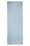 Givenchy 4g Reversible Wool Scarf In Blue