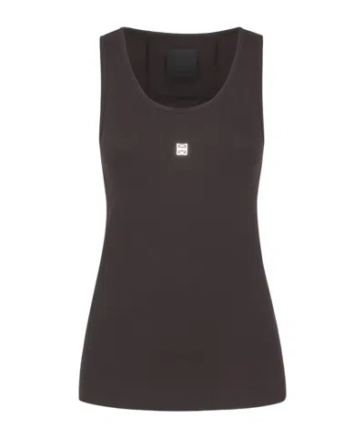 GIVENCHY GIVENCHY 4G PLAQUE TANK TOP
