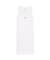 Givenchy Tank Dress In Cotton With 4g Detail In White