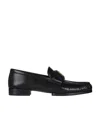 Givenchy Classic Lambskin Loafers With Ruched Detailing In Black