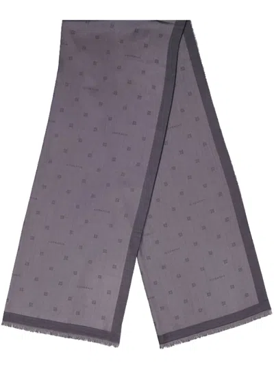Givenchy Schal Mit 4g In Grau