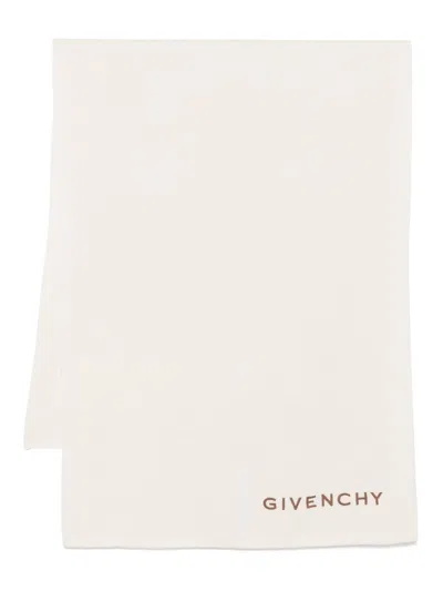 Givenchy Women  Scarf 4g Embrodery In Beige