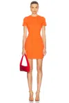 Givenchy Dress In Cotton With 4g Liquid Detail In Orange