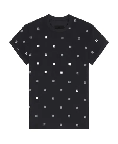 Givenchy 4g Short-sleeved T-shirt In Black