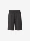 Givenchy Relaxed Fit Activewear Shorts In Recycled Fabric In Black