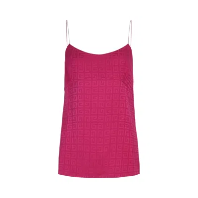 Pre-owned Givenchy 4g Silk Cami 'fuchsia' | Pink | Women's Size 36