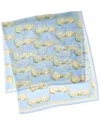 Givenchy 4g Silk Scarf In Blue