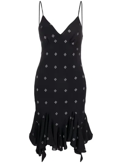 GIVENCHY 4G SILK SHORT DRESS