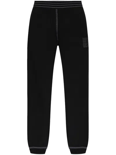 Givenchy 4g Slim Jogging Trousers In Brushed Fabric In Black