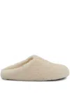 Givenchy 4g Shearling Slip On In Neutrals