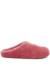Givenchy 4g Shearling Slip On In Pink