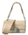 Givenchy 4g Small Canvas & Leather Crossbody In Neutral