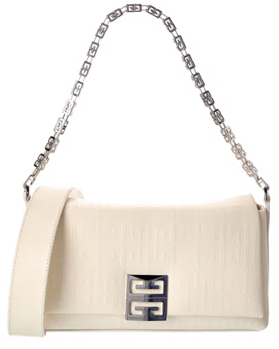 Givenchy 4g Small Leather Shoulder Bag In Neutral