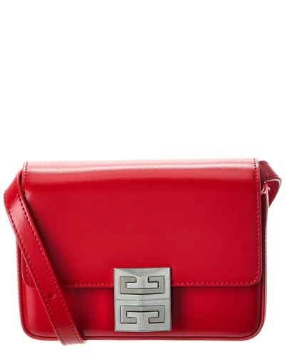 Givenchy 4g Small Leather Shoulder Bag In Red