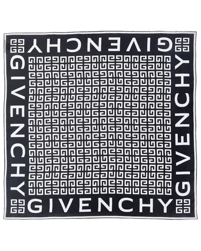 Givenchy 4g Small Square Silk Scarf In Multi