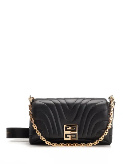 Givenchy 4g Small Soft Leather Shoulder Bag In Black