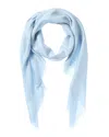 Givenchy 4g Square Large Wool & Silk-blend Scarf In Blue