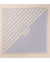 Givenchy 4g Square Silk-blend Scarf In Blue