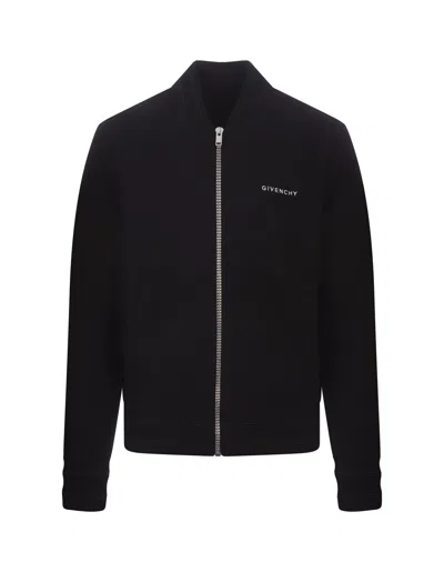 GIVENCHY 4G STARS BOMBER JACKET IN BLACK WOOL