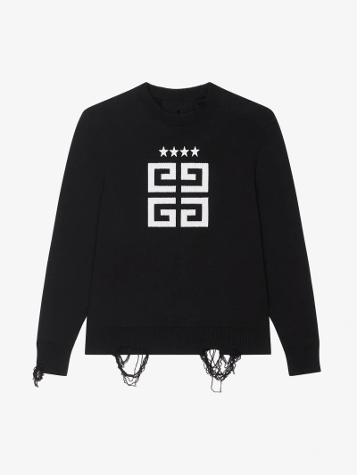 Givenchy Black 4g Stars Pullover