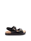 Givenchy Leather Sandals With 4g Buckles In Black