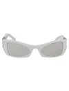 Givenchy 4g Sunglasses In 21c White / Smoke Mirror