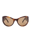 Givenchy 4g Sunglasses In Blonde Havana/brown