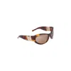 Givenchy 4g Havana Print Sunglasses In Brown