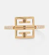 Givenchy 4g Swarovski Crystal-embellished Ring In Gold