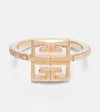 Givenchy 4g Swarovski-embellished Ring In Gold