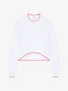 Givenchy 4g Sweater In Knit In White