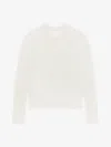 Givenchy 4g Sweater In Wool And Cashmere In White