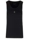 Givenchy Women Tank Top With Logo In Black