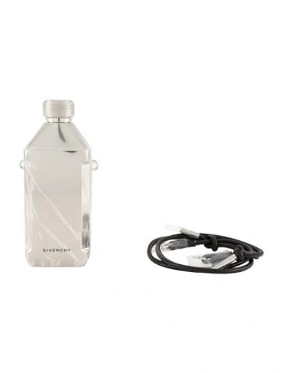 Pre-owned Givenchy 4g Travel Flask W/ Tags In Metallic