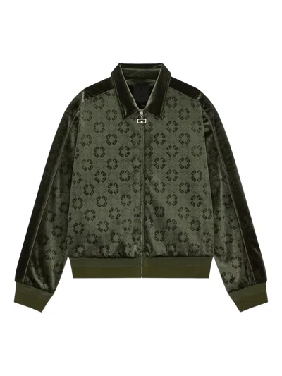 GIVENCHY 4G VELVET BOMBER JACKET
