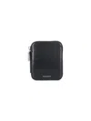 Givenchy Slim Textured Compact Wallets In Black