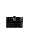 Givenchy 4g Wallet In Crocodile Effect Leather